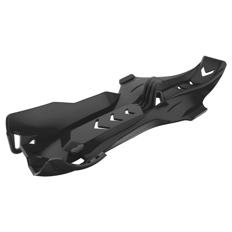 Skid plate POLISPORT PERFORMANCE 8469000001 with link protector Crni