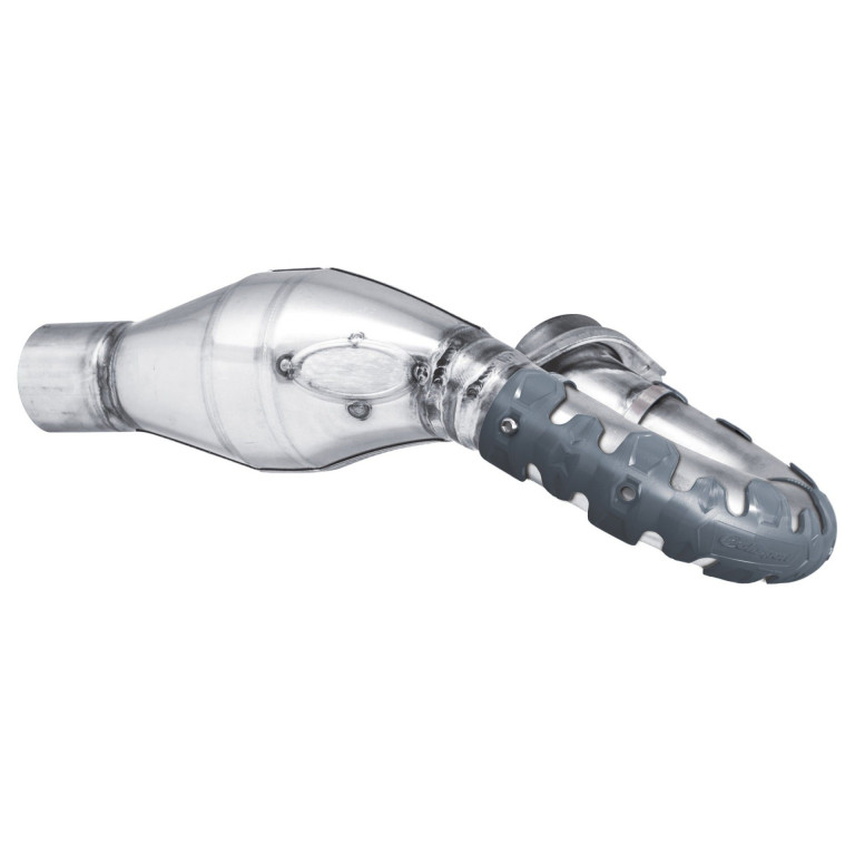 Head pipe guard POLISPORT ARMADILLO 8483800006 (long version) nardo grey