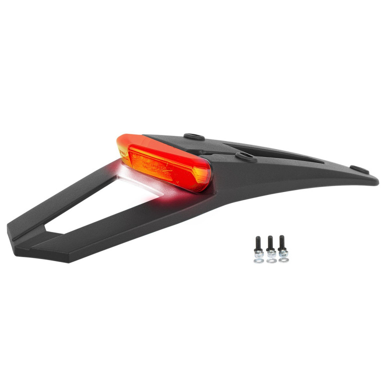 Tail Light for rear fender POLISPORT RSP LED 3.0 8571100001 red light Crni