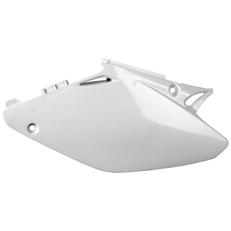 Side panels POLISPORT 8600700001 (pair) white for HONDA CR 125 R 2002-2007, HONDA CR 250 R 2002-2007