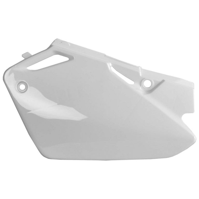 Side panels POLISPORT 8602100001 (pair) white for HONDA CR 85 R / RB 2003-2007