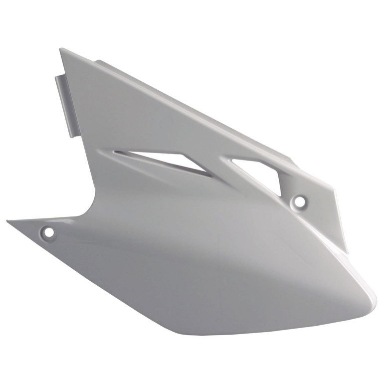 Side panels POLISPORT 8603100001 (pair) white for KAWASAKI KX 450 (F) 2005-2008