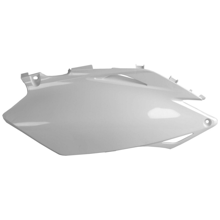 Side panels POLISPORT 8604700002 (pair) white for HONDA CRF 450 R 2009-2010