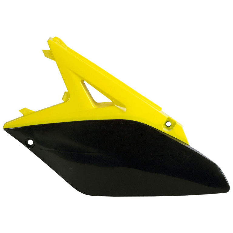 Side panels POLISPORT 8605200001 (pair) yellow RM 01/black for SUZUKI RM-Z 250 2010-2018