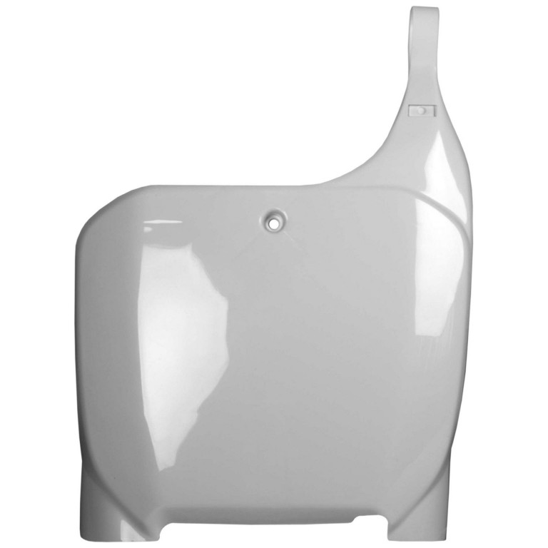 Number plate POLISPORT 8657000001 white