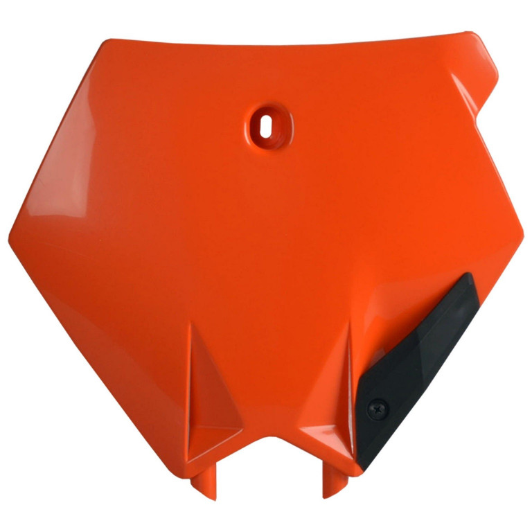 Number plate POLISPORT 8660900002 orange KTM