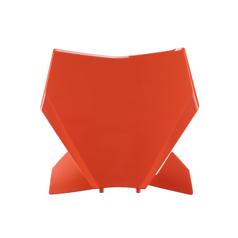 Number Plate POLISPORT 8672000001 Orange OEM Color