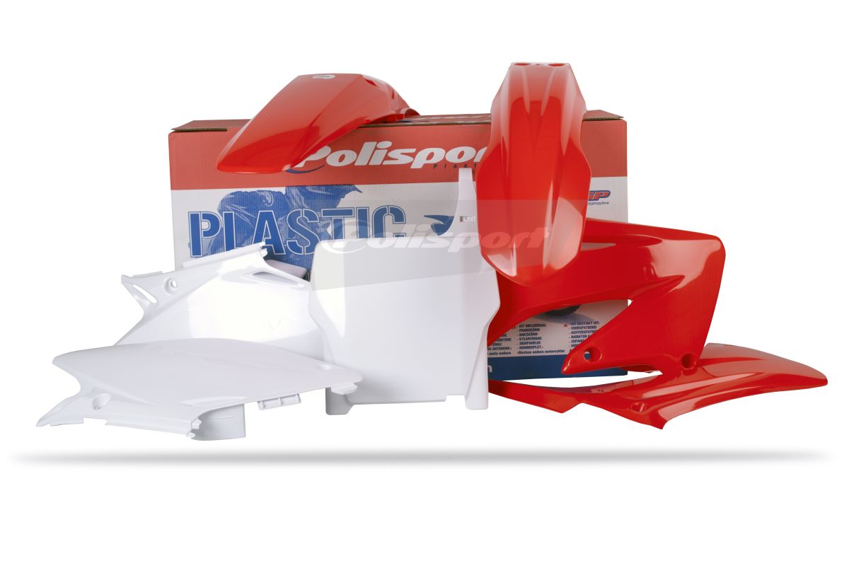 Plastic body kit POLISPORT 90082 OEM Color for HONDA CR 125 R 2004-2007, HONDA CR 250 R 2004-2007