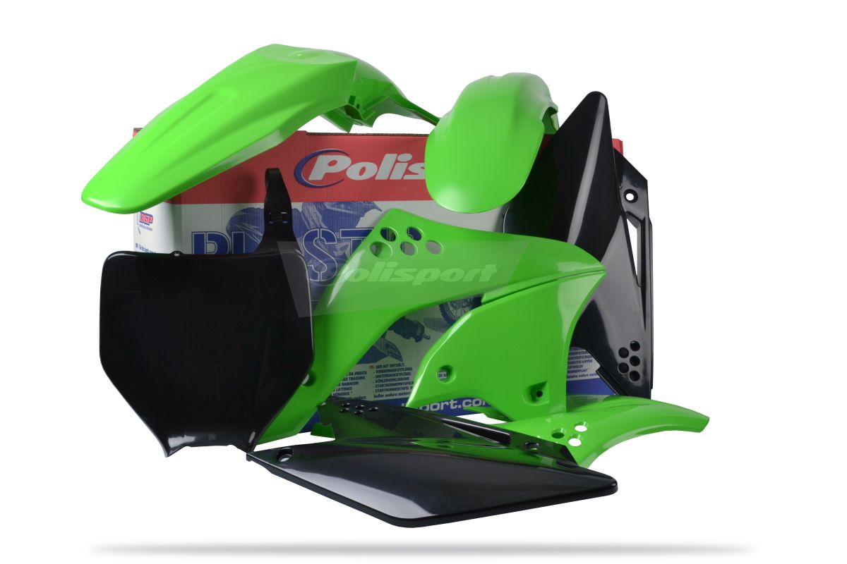 Plastic body kit POLISPORT 90113 OEM Color for KAWASAKI KX 250 (F) 4T 2006-2008