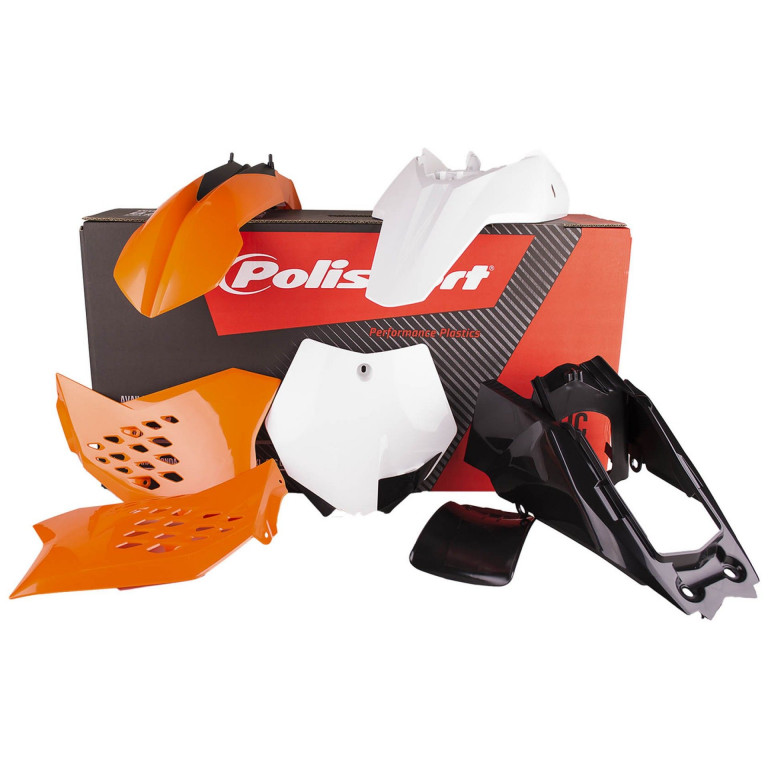 Plastic body kit POLISPORT 90450 OEM Color for KTM SX 65 2012-2015