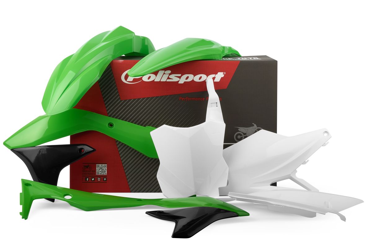Plastic body kit POLISPORT 90689 OEM Color for KAWASAKI KX 450 (F) 2016-2018