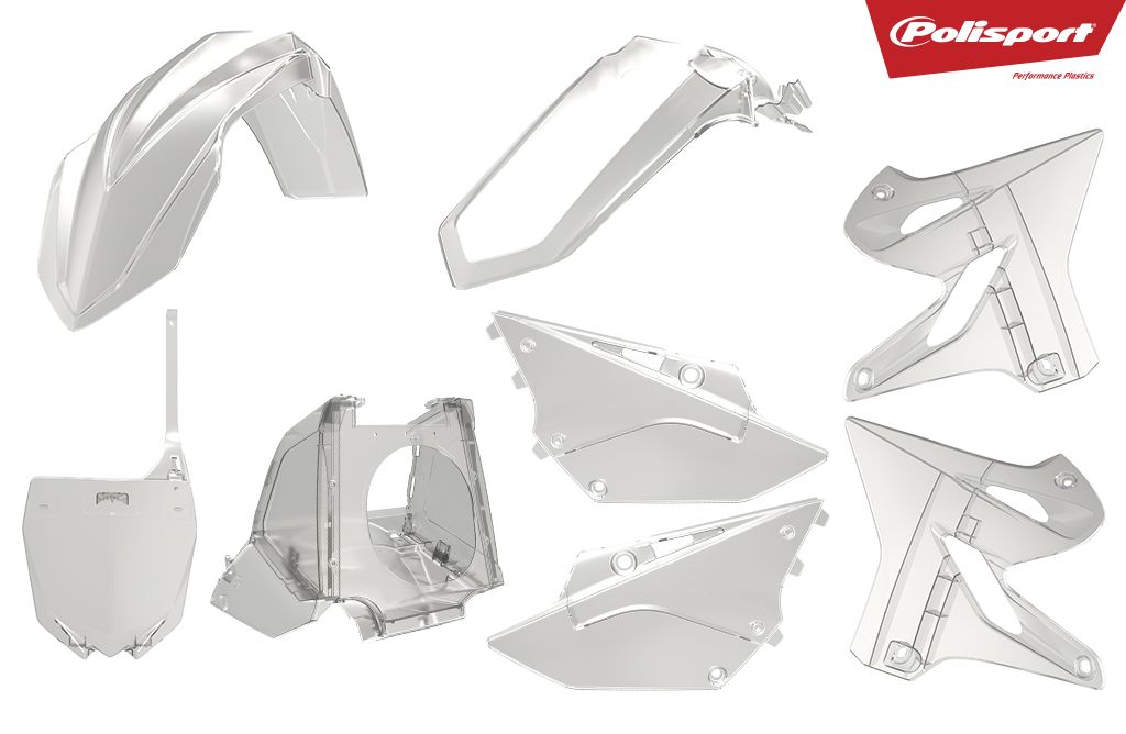 Plastic body kit POLISPORT 90773 restyling clear 99 for YAMAHA YZ 125 2002-2022, YAMAHA YZ 250 2002-2020