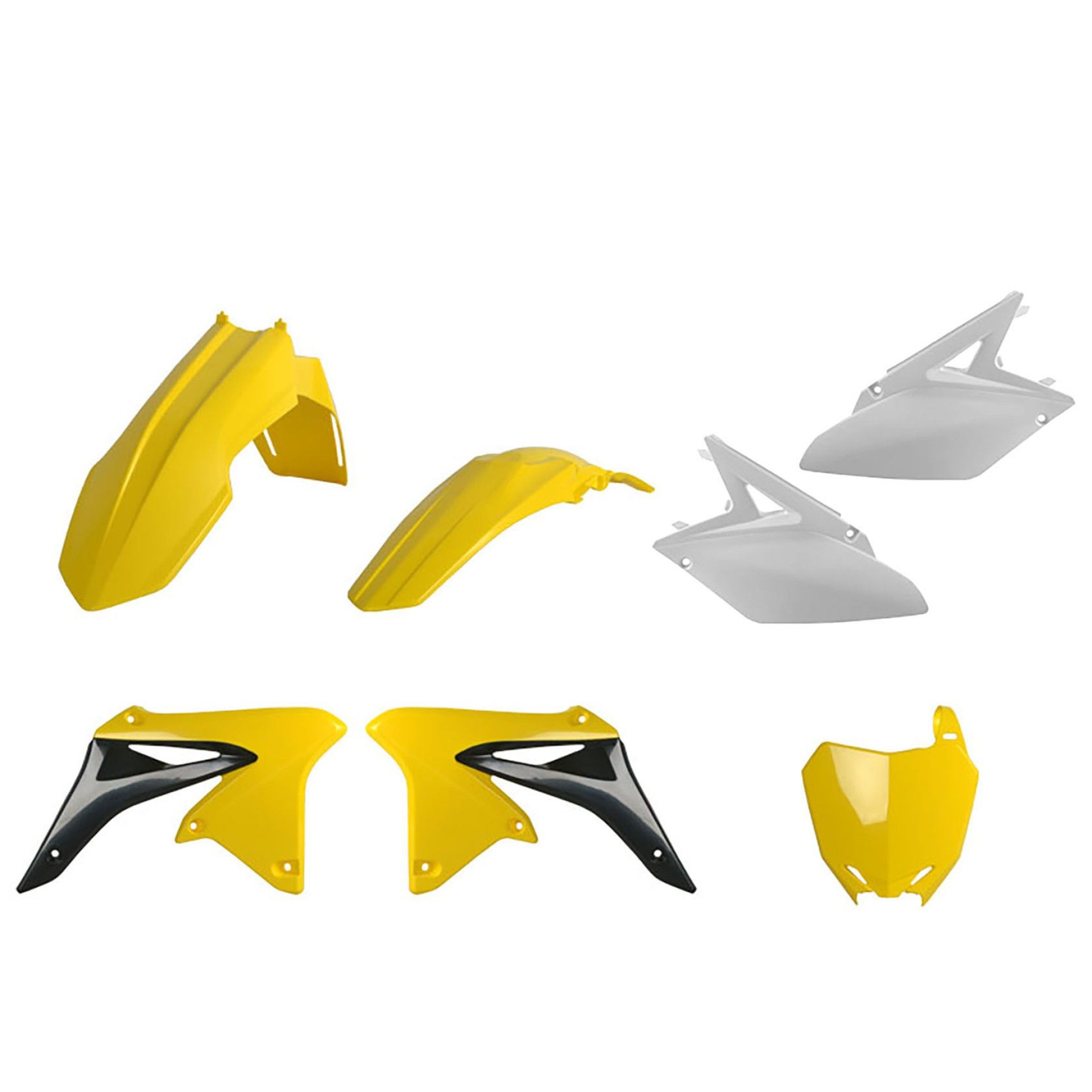Plastic body kit POLISPORT 90778 OEM color (18) for SUZUKI RM-Z 250 2010-2018