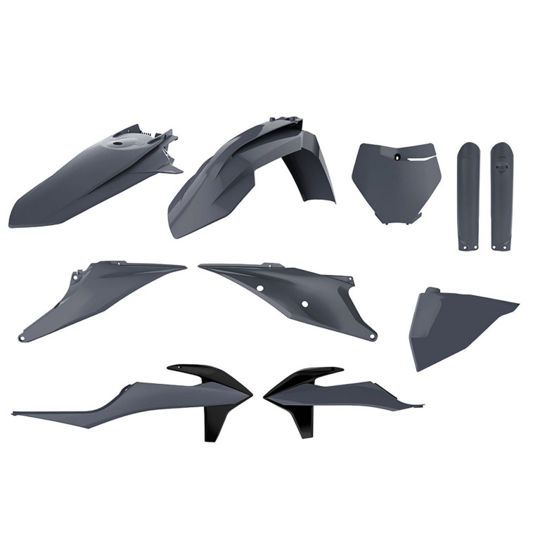 Plastic body kit POLISPORT 90814 Nardo Grey