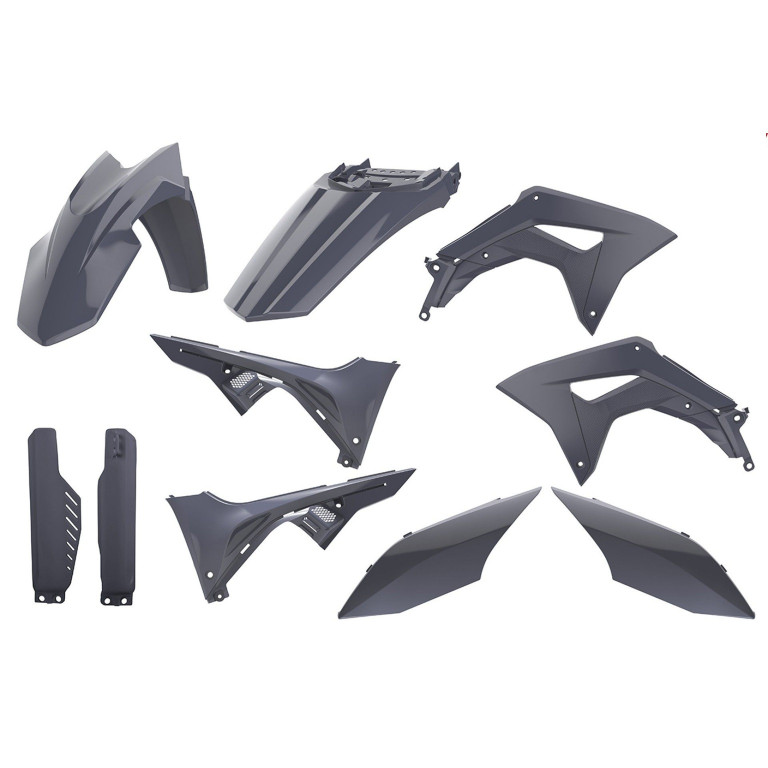 Plastic body kit POLISPORT 90872 Grey