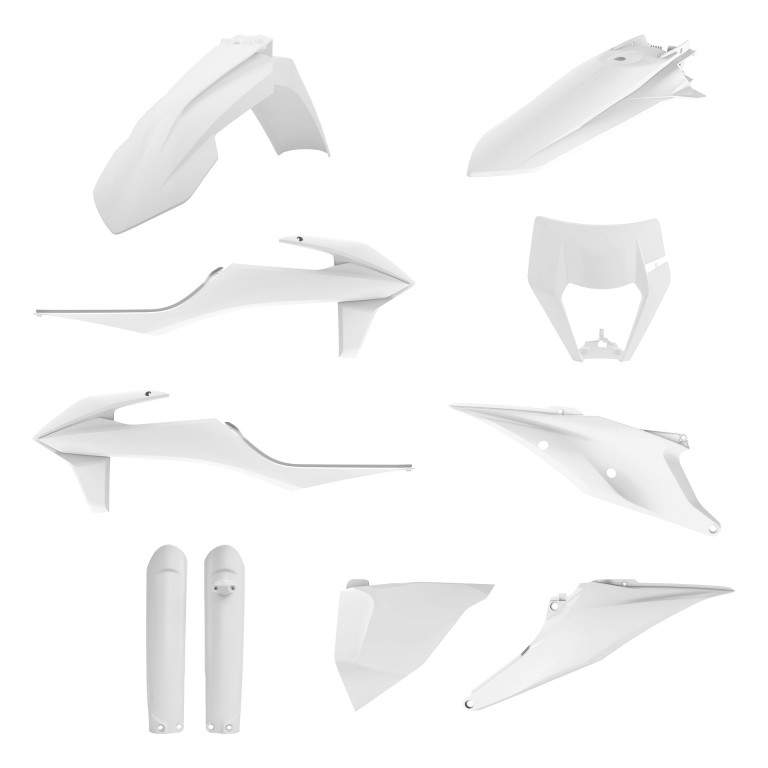 Plastic body kit POLISPORT 91016 white BD