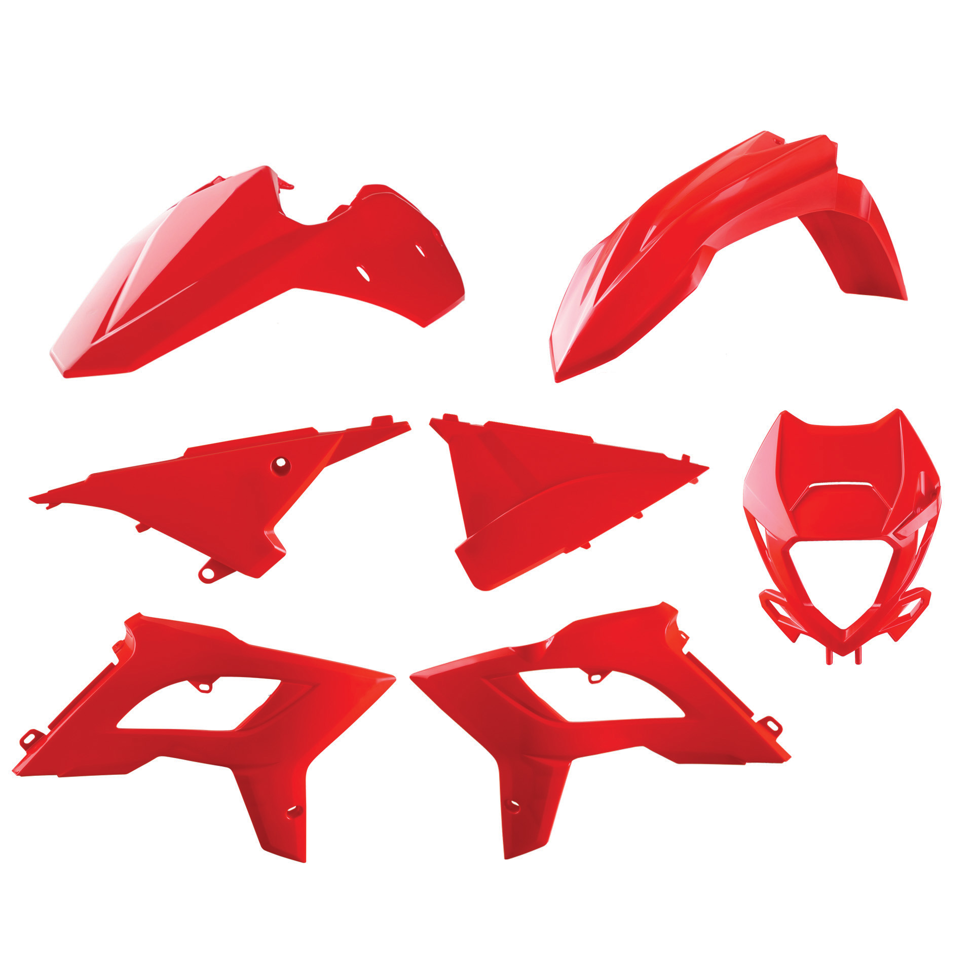 Plastic body kit POLISPORT 91085 restyling Crven for BETA - RR 125, BETA - RR 250, BETA - RR 300, BETA - RR 350, , BETA - RR 400, BETA - RR 480 (2013 - 2017), (MX) BETA - RR 390 , BETA - RR 430, BETA - RR 480 (2015 - 2017), BETA - RR 400 (2013 - 2016