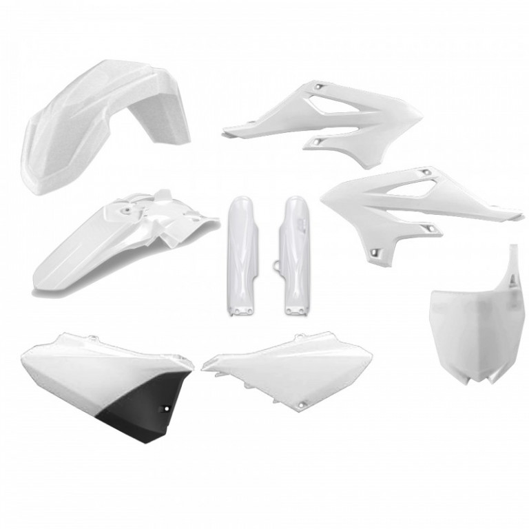 Plastic body kit POLISPORT 91284 White for YAMAHA YZ 85 2022-2026