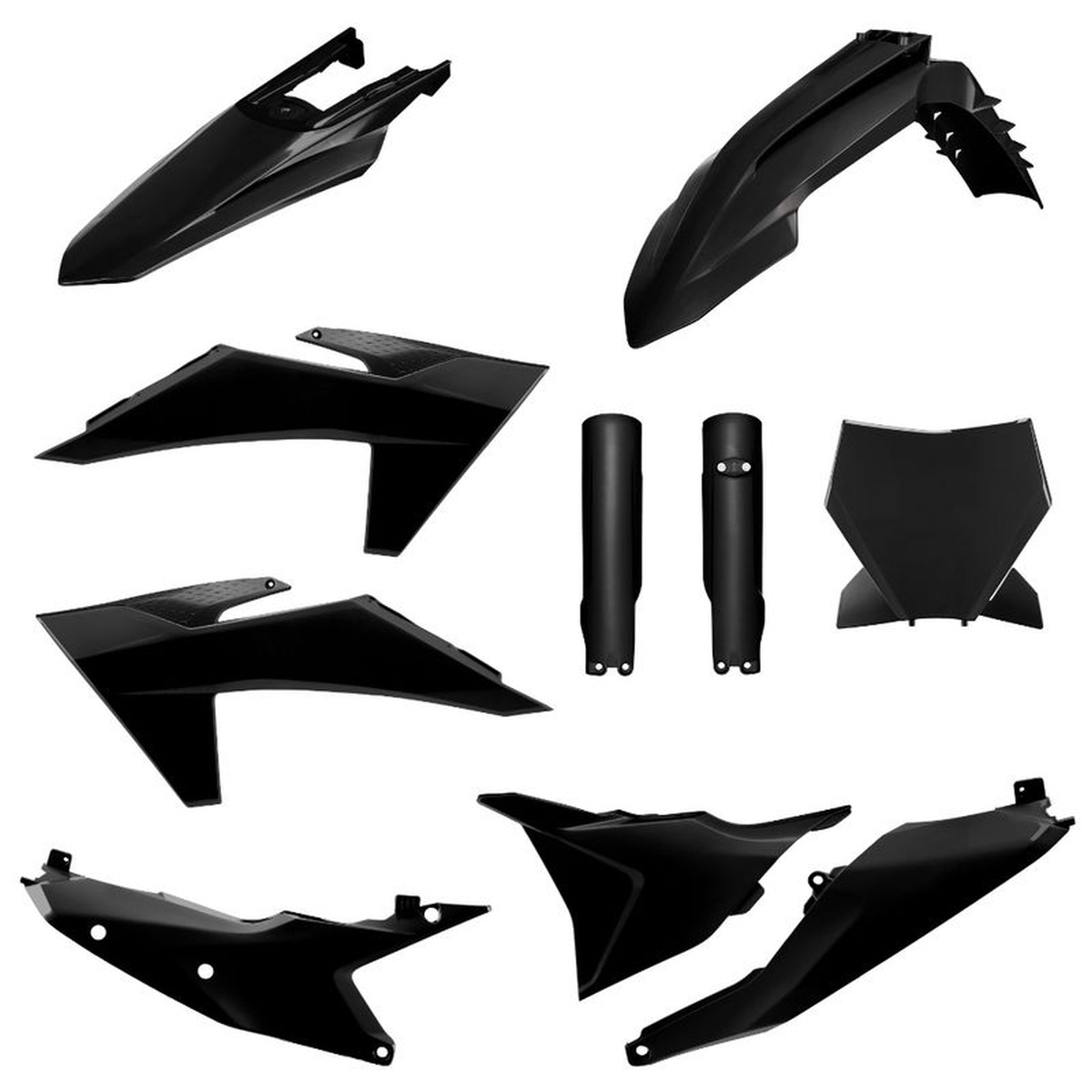 Plastic body kit POLISPORT 91288 Crni