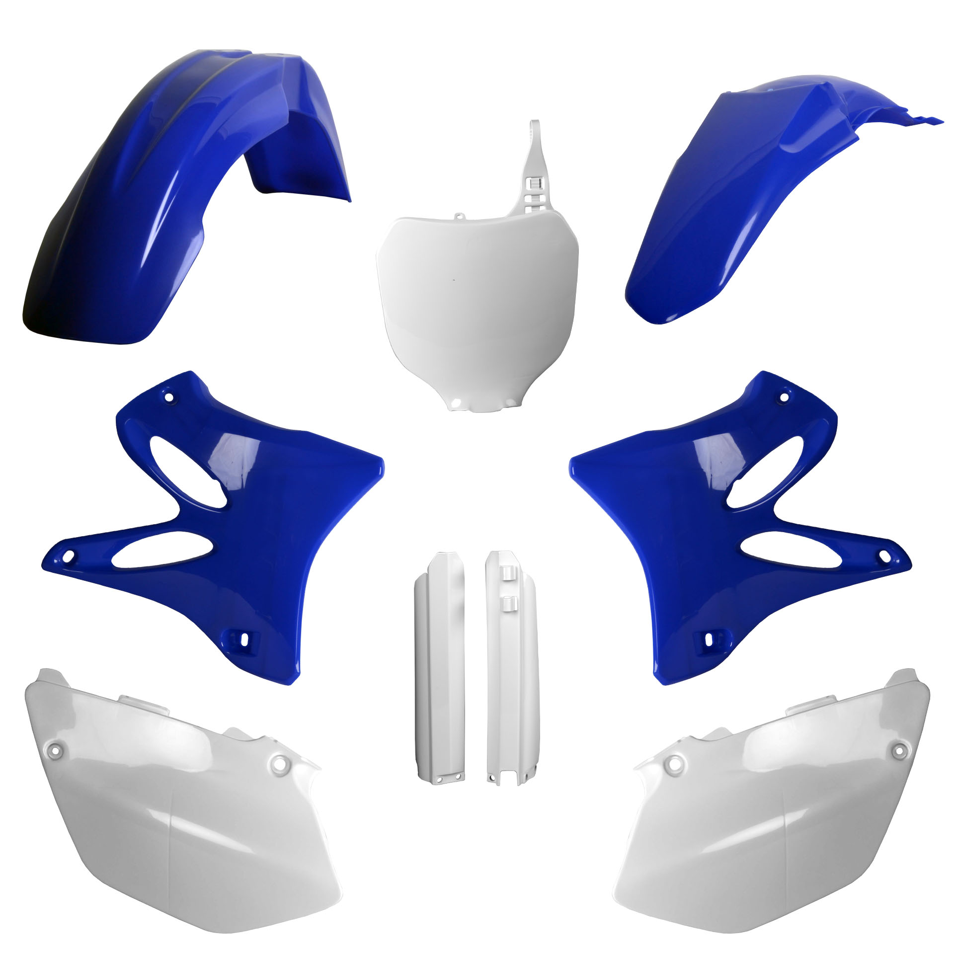 Plastic body kit POLISPORT 91384 OEM Color for YAMAHA YZ 125 2002-2004, YAMAHA YZ 250 2002-2004