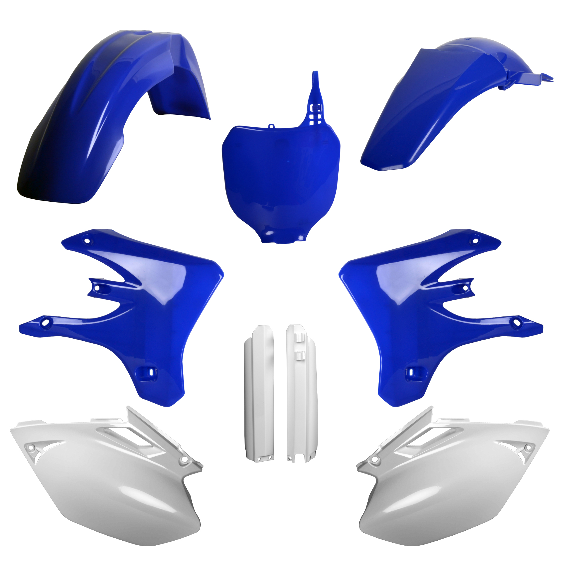 Plastic body kit POLISPORT 91392 OEM Color for YAMAHA YZ 250 F 2003-2004, YAMAHA YZ 450 F 2003-2004