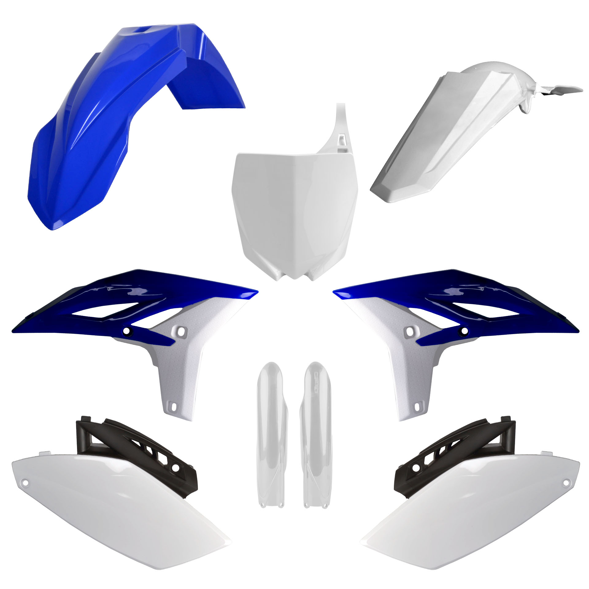 Plastic body kit POLISPORT 91401 OEM Color for YAMAHA YZ 250 F 2010-2013