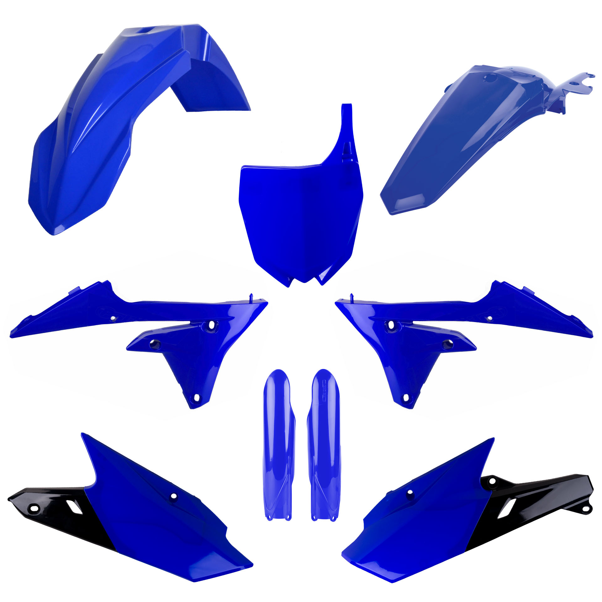 Plastic body kit POLISPORT 91405 blue yam 98 for YAMAHA YZ 250 F 2014-2018, YAMAHA YZ 450 F 2014-2017