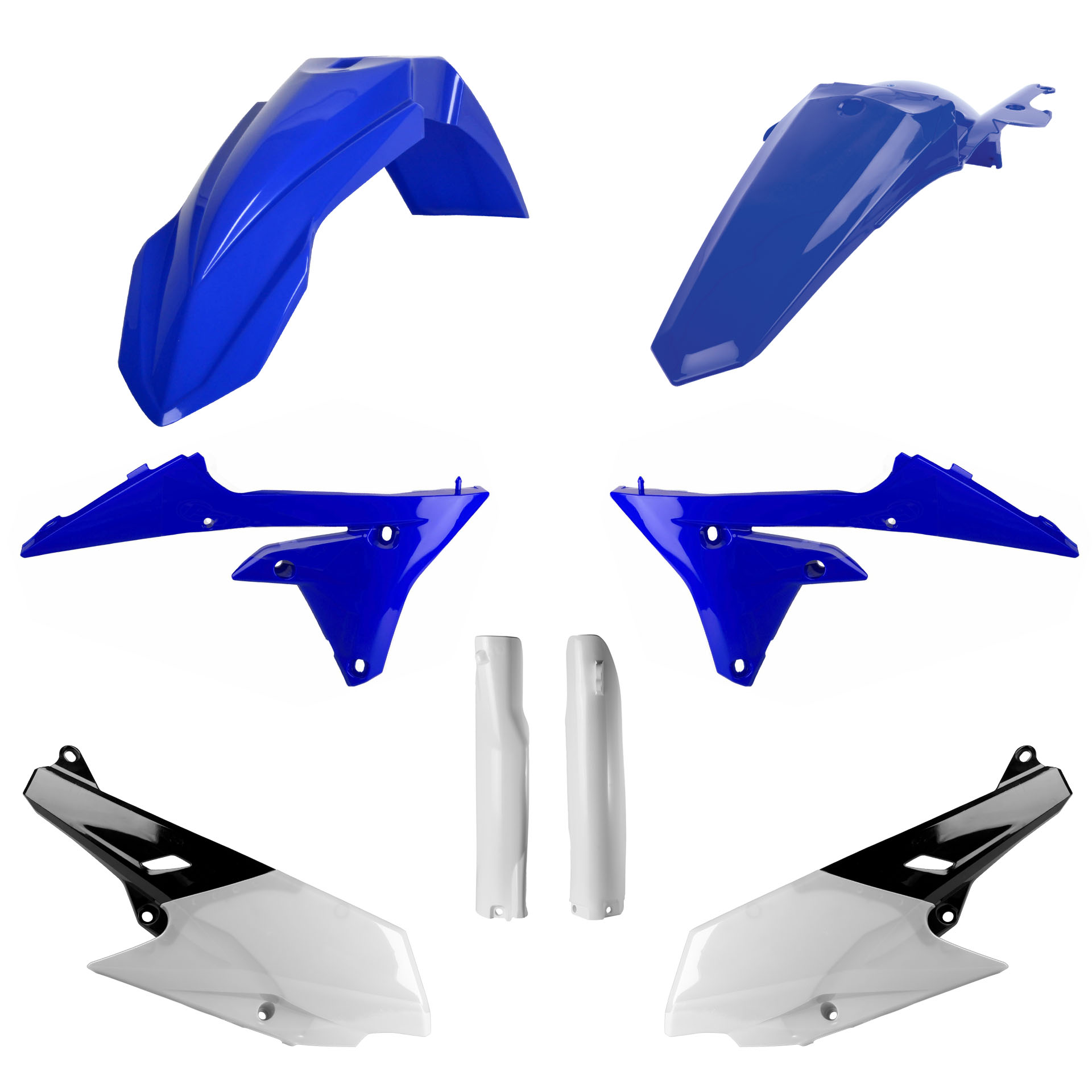 Plastic body kit POLISPORT 91417 OEM Color for YAMAHA WR 250 F 2015-2019, YAMAHA WR 450 F 2016-2018