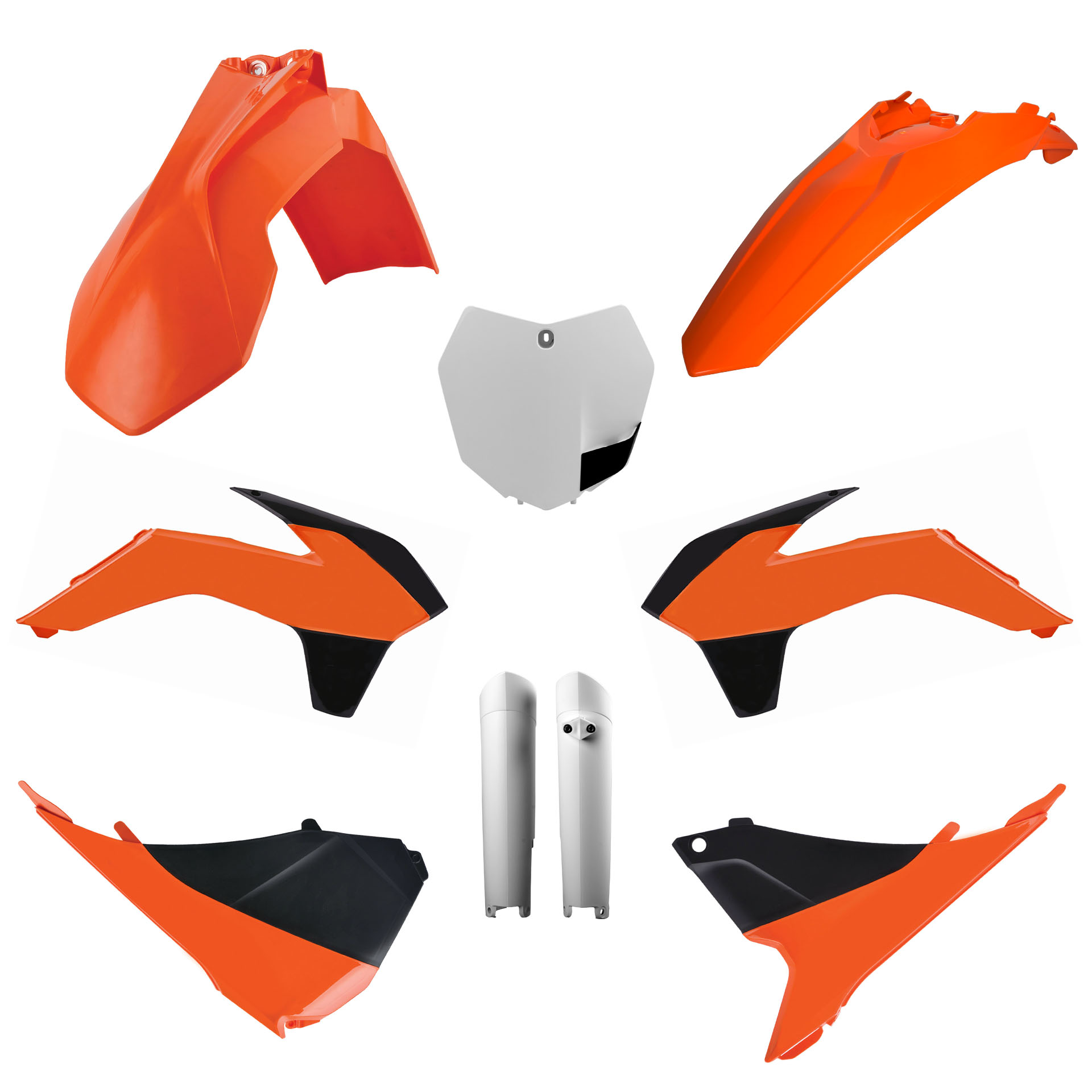 Plastic body kit POLISPORT 91446 OEM color 13-14