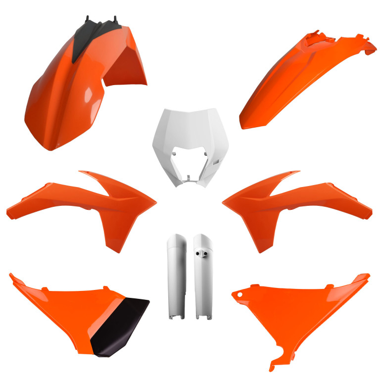 Plastic body kit POLISPORT 91462 OEM Color for KTM XC-W 300 2012-2013