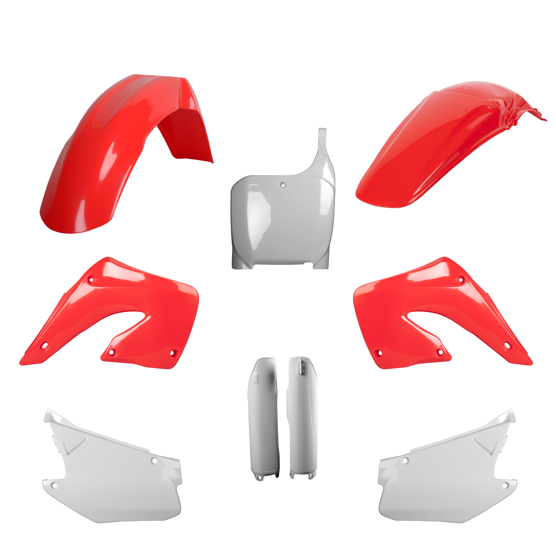 Plastic body kit POLISPORT 91510 OEM Color for HONDA CR 125 R 2000-2001, HONDA CR 250 R 2000-2001
