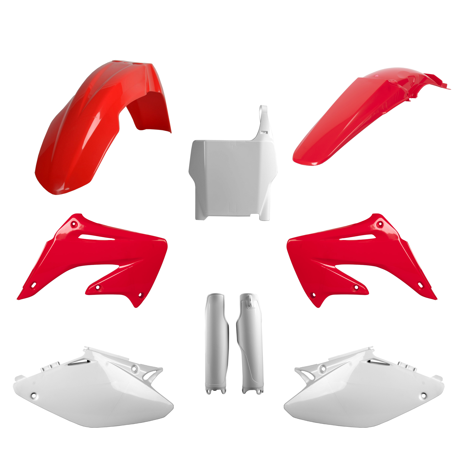 Plastic body kit POLISPORT 91512 OEM Color for HONDA CR 125 R 2004-2007, HONDA CR 250 R 2004-2007