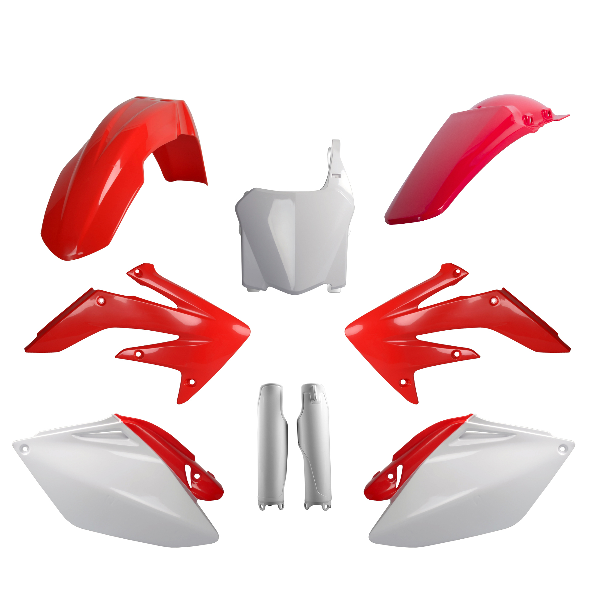 Plastic body kit POLISPORT 91521 OEM Color for HONDA CRF 250 R 2008