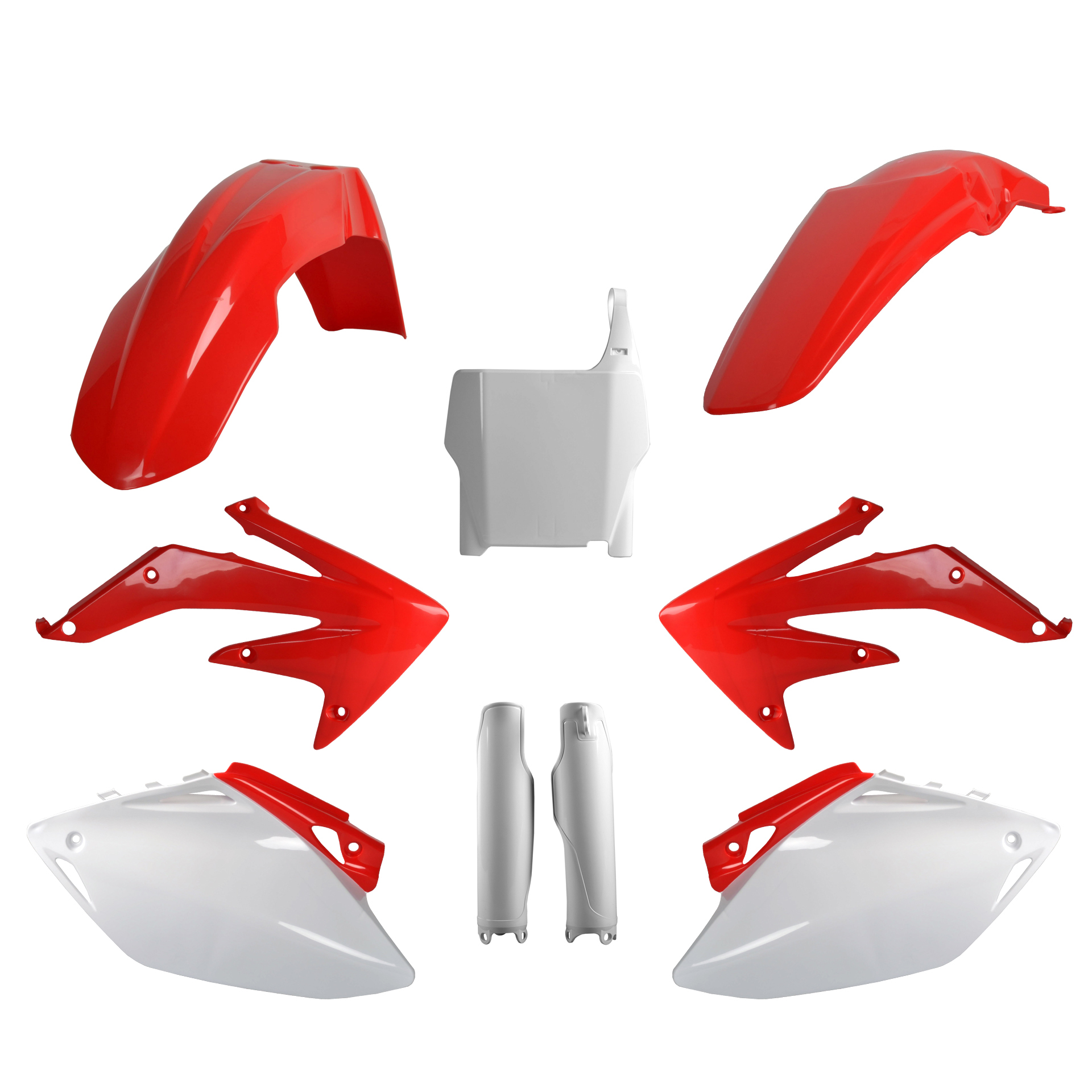 Plastic body kit POLISPORT 91542 OEM Color for HONDA CRF 450 R 2007