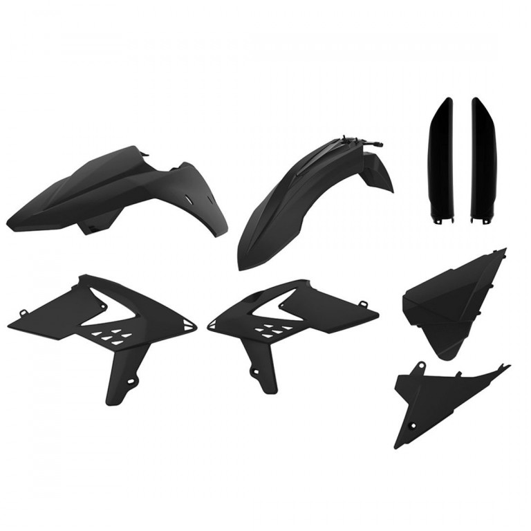 Plastic body kit POLISPORT 91551 Crni