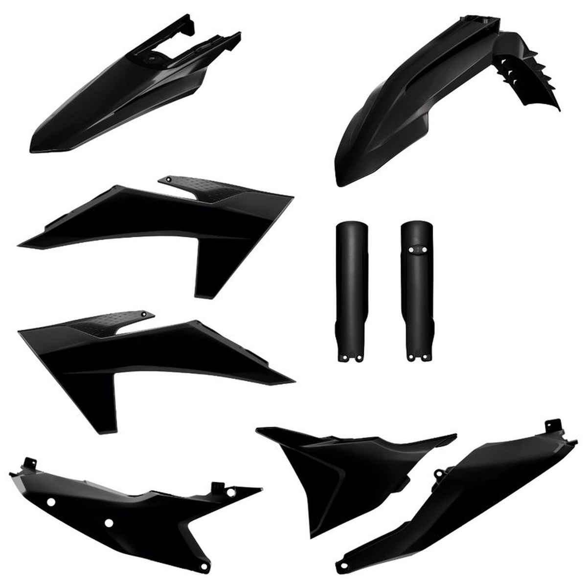 Plastic body kit POLISPORT 91608 Crni