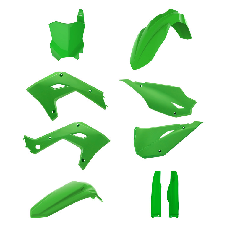 Plastic body kit POLISPORT 91631 restyling Green