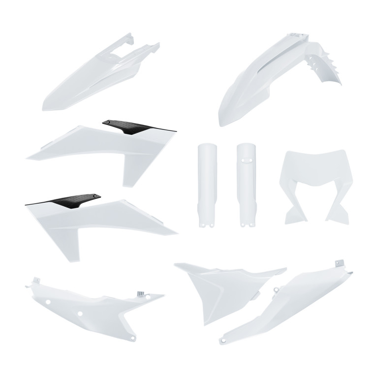Plastic body kit POLISPORT 91640 White