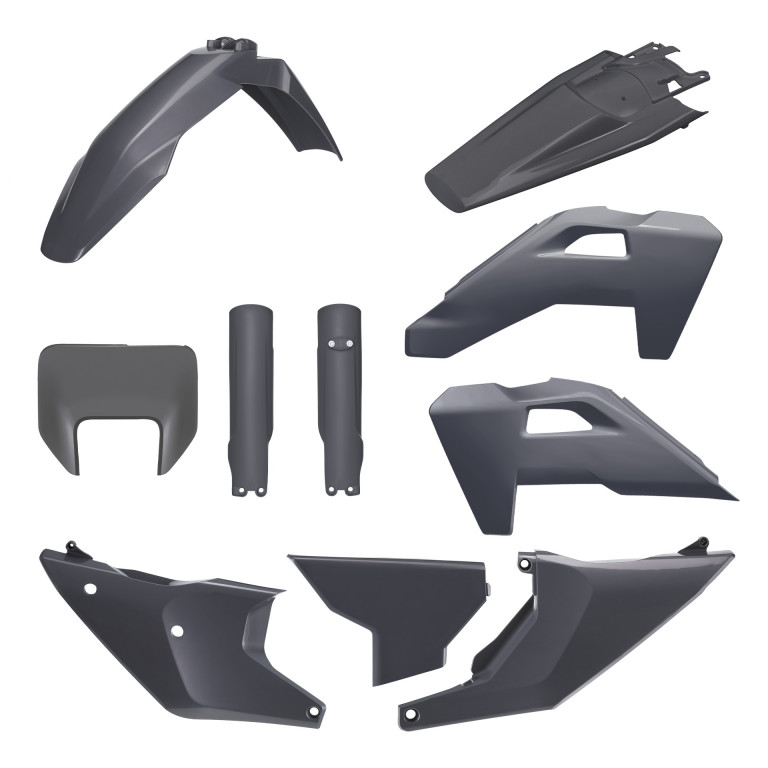 Plastic body kit POLISPORT 91663 Nardo Grey