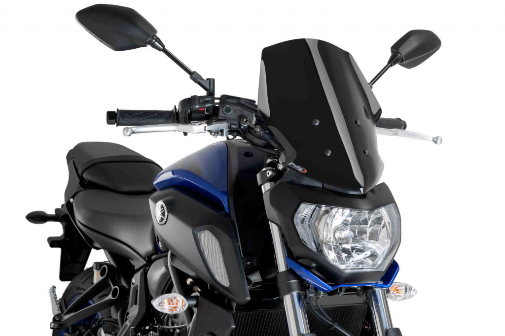 Windshield PUIG NEW GEN. SPORT 9667N Crni