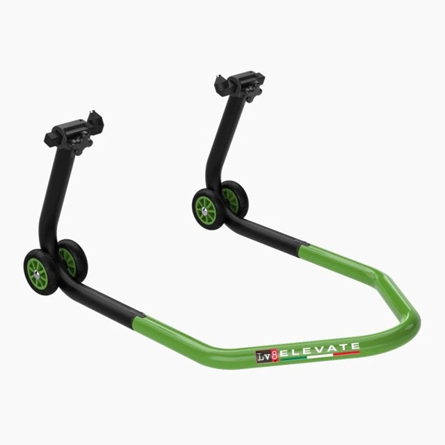 Universal front stand LV8 E600LC.KG with front cone cursors black/green