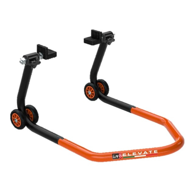 Universal rear stand LV8 E620LG.KO with rubber cursors black/orange