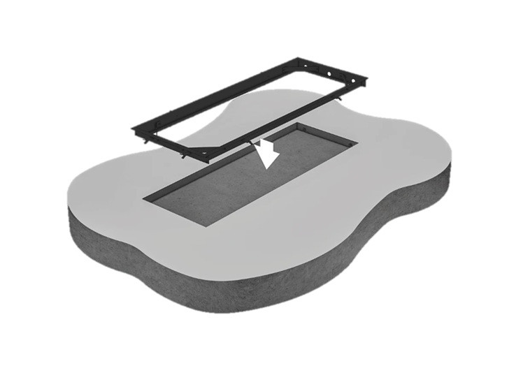 In-Ground frame LV8 GOLDRAKE 800 EGHCF800 for GOLDRAKE 800HCF