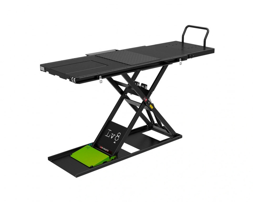 Motorcycle lift LV8 NANO 600 SPLIT EN600HGSFE.G with electro-hydraulic unit green