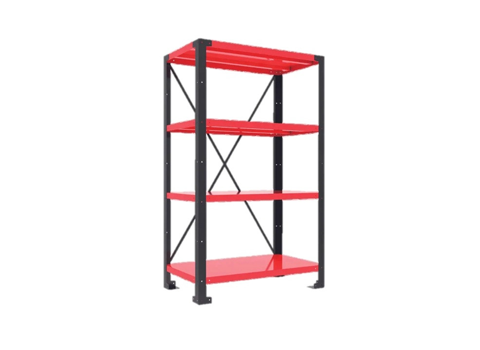4 Shelves module LV8 EQSC1207.R (H2000mm x 1200mm x 700mm) crven