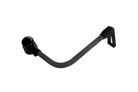Lever guard ACCOSSATO DE006 with black hose and joint right, carbon