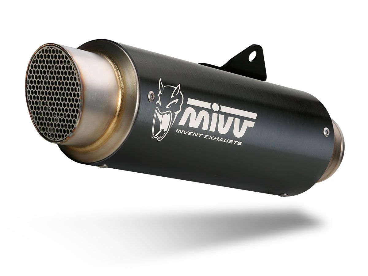 Silencer MIVV GP PRO K.046.LXBP Steel Black for KAWASAKI Z 900 RS / RS SE 2018-2024