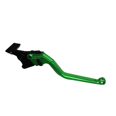 Brake lever ACCOSSATO EDF023 fixed CNC-worked aluminium, green