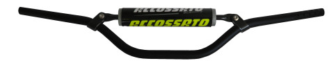 Handlebar ACCOSSATO aluminium, 22 mm Crni