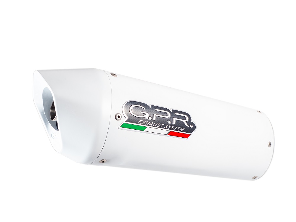 Cijeli ispušni sustav GPR ALBUS CO.S.192.CAT.ALB White glossy including removable db killer and catalyst